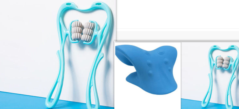 Six-wheel Neck Massager Massage Relieve Roller Massage Tool